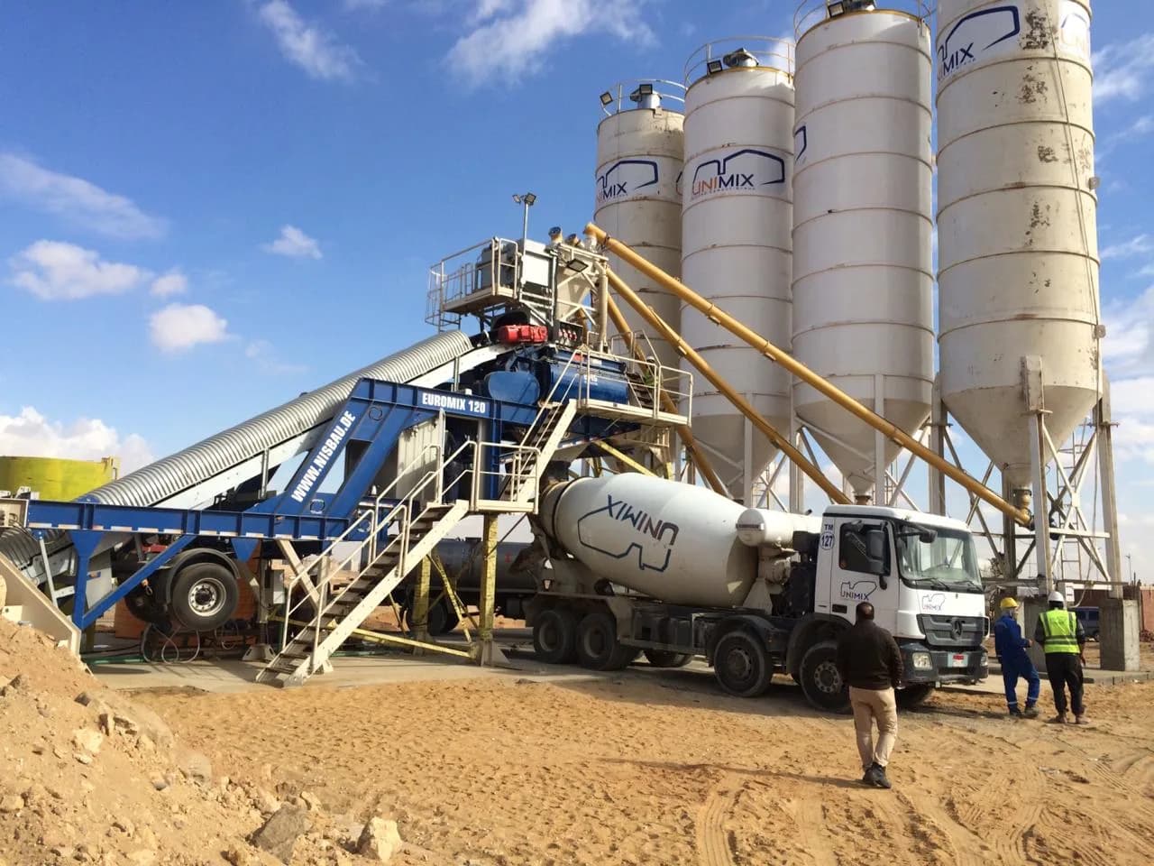 NISBUE Egypt Concrete Batching Plant — photo 3